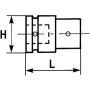 AUGMENTATEUR CHOCS 1/2'' A 3/4'' - SAM NS-232