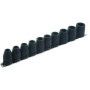 COMPOSITION 10 DOUILLES A CHOCS 1/2'' SUR RACK DE 8 A 18 MM - SAM NS-J10R