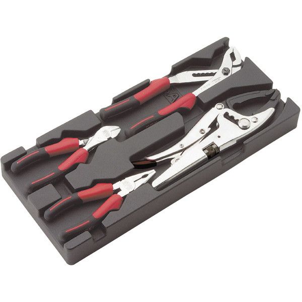 MODULE ABS 1/3 DE 4 PINCES CHROMEES POLIES - SAM P13-J4M