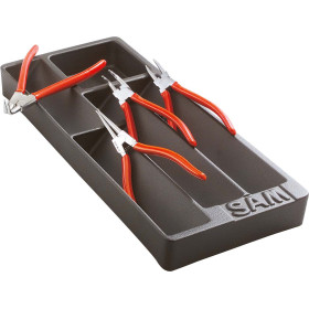 MODULE ABS 1/3 DE 4 PINCES CIRCLIPS CHROMEES MATES - SAM P4-J4M