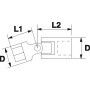 CARDAN 1/4'' - SAM R-240