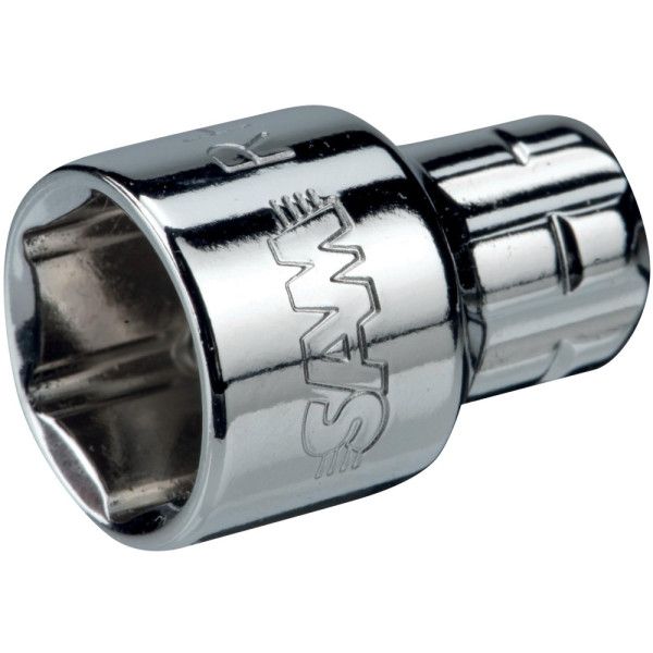 DOUILLE TRAVERSANTE 1/4'' 6P SD 13 MM - SAM RHS-13