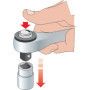 CLIQUET 1/2'' PUSH 120 DENTS A INVERSION PAR LEVIER - SAM S-158P