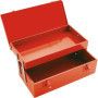 BOITE A OUTILS METALLIQUE VIDE - 2 CASES - L 405 MM - SAM SAM-591-PBV