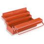BOITE A OUTILS METALLIQUE VIDE - 5 CASES - L 550 MM - SAM SAM-594-SBV