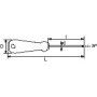 TOURNEVIS BI-MATIERE PHILLIPS N°0 3X75 MM - SAM T-0P75