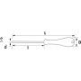 TOURNEVIS TRADITION ELECTRICIEN 6,5X150 MM - SAM TT-65E150