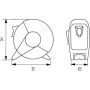 MESURE BI-MATIERE 10 M X 25 MM - SAM UB-1025N
