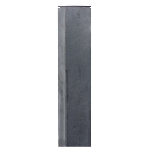 Poteau en acier galvanise 80x40mm 2,50m