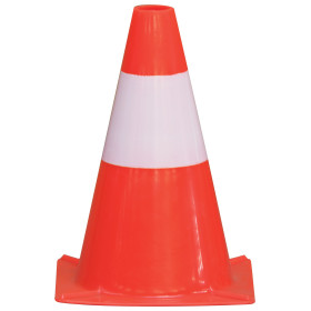 Cone plastique fluo 30cm 350 g