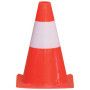 Cone plastique fluo 30cm 350 g