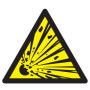 Danger, matieres explosives 300x300x300mm