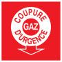 Coupure gaz d'urgence 200x200mm