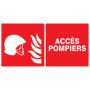 Acces pompiers 330x200mm