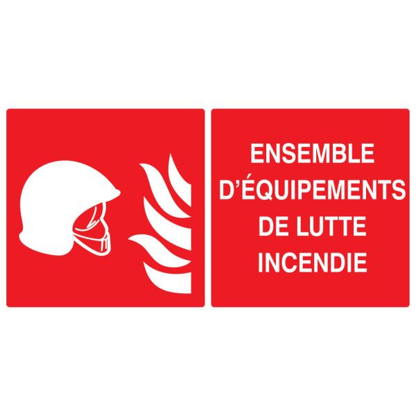 Equipements de lutte contre l'incendie 330x200mm