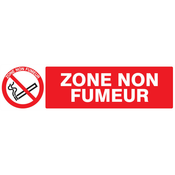 Zone non fumeur 200x52mm