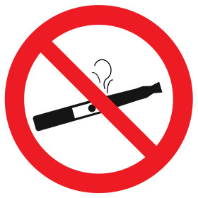 Vapotage interdit d.180mm