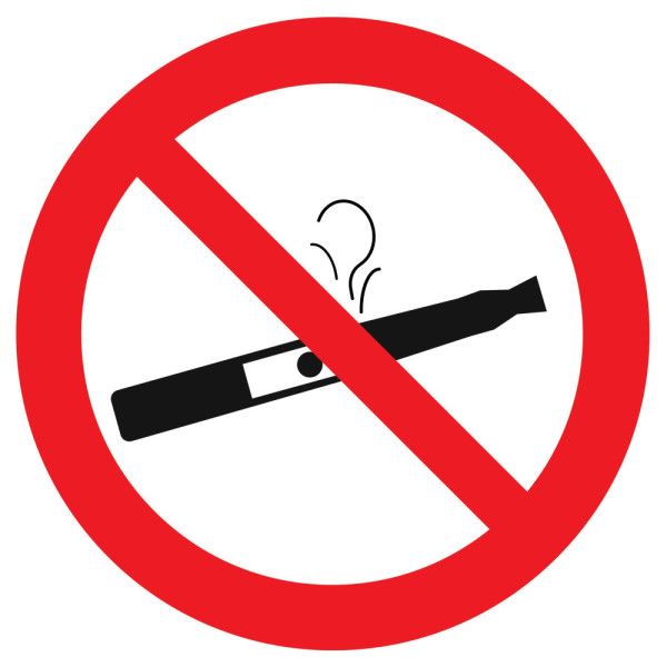 Vapotage interdit d.180mm