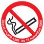 Interdiction de fumer (decret du 15/11/2006) d.300mm