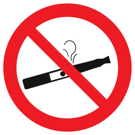 Vapotage interdit d.300mm