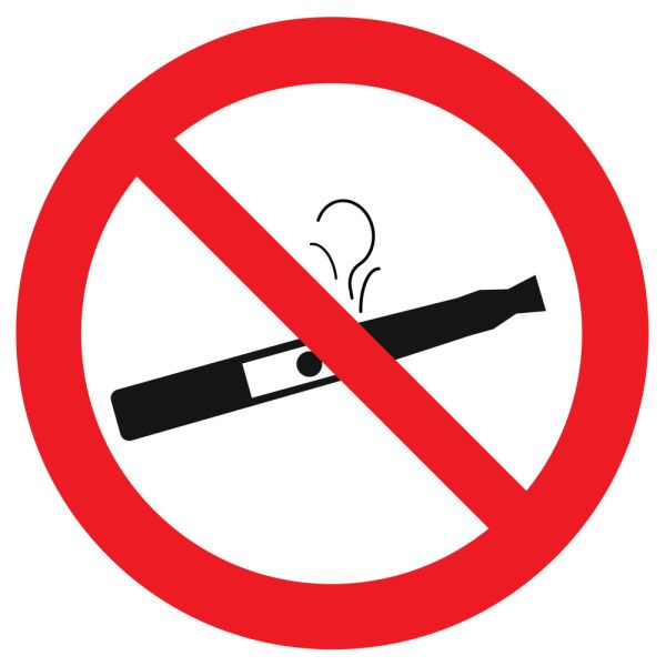 Vapotage interdit d.300mm