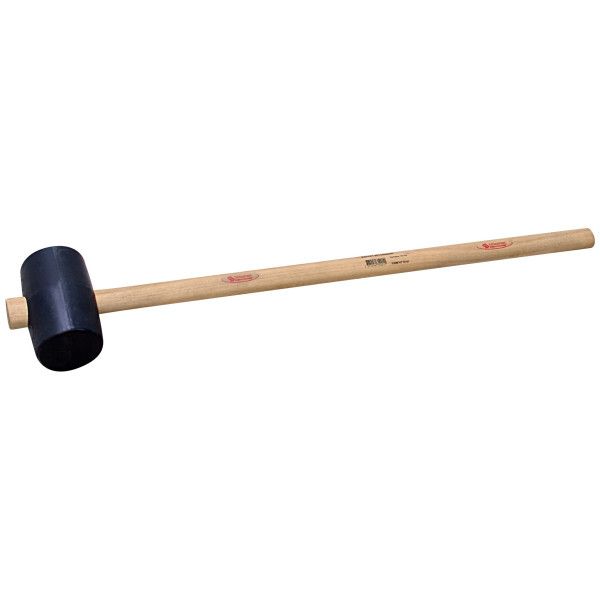 Maillet trav. public d.125mm noir manche 115cm