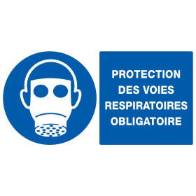 Protection des voies respiratoires obligat. 330x200mm