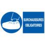 Surchaussures obligatoires 330x200mm