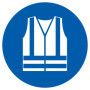 Gilet de securite haute visibilite obligat. d.300mm