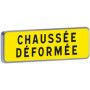 Km9 900 t1 jaune chaussée déformée