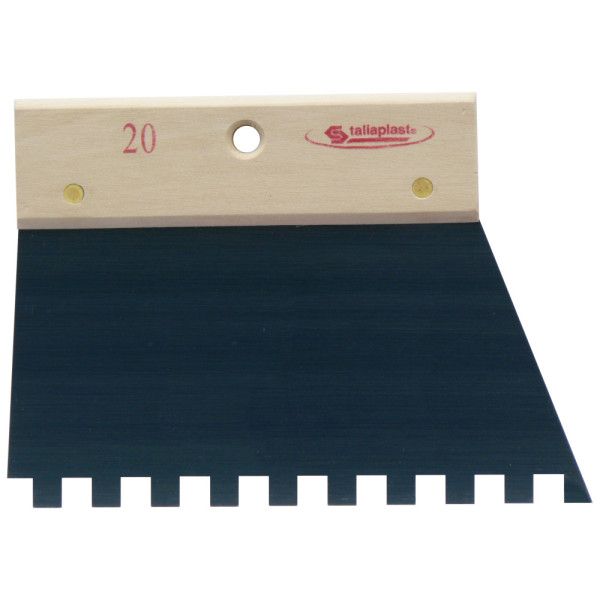Peigne a colle 20cm dents carrees 10mm