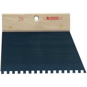 Peigne a colle 20cm dents carrees 6mm