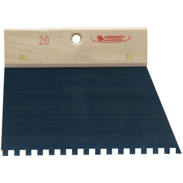Peigne a colle 20cm dents carrees 6mm