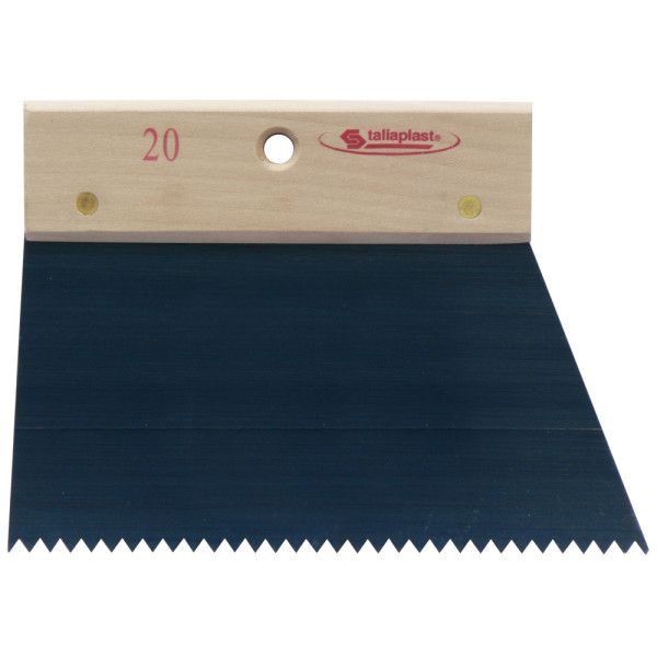Peigne a colle 20cm dents isoceles 5mm