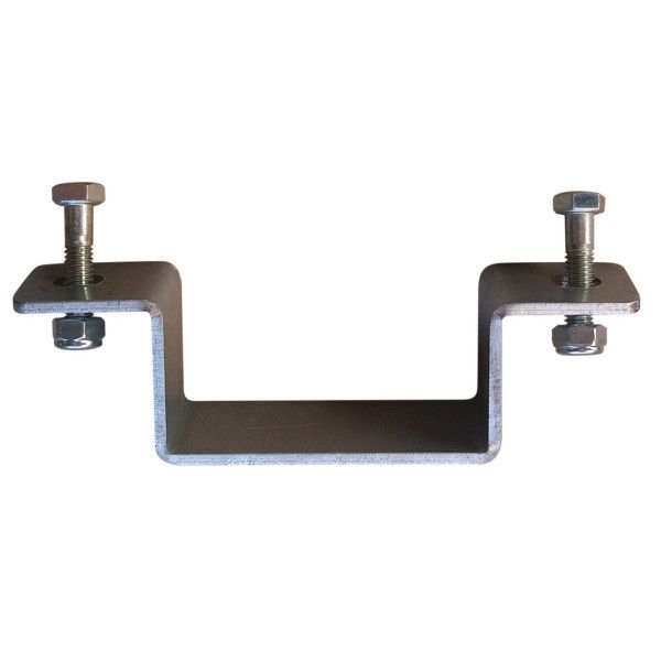 Kit de 2 brides rectangulaires pour poteaux 80x40mm