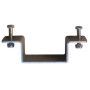 Kit de 2 brides rectangulaires pour poteaux 80x40mm