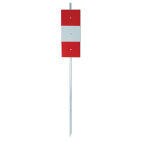 Piquet de chantier k5b 1 face retroreflechissante