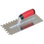 Platoir a colle inox 28x12 monture alu dents 10x10mm