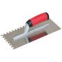 Platoir a colle inox 28x12 monture alu dents 8x8mm