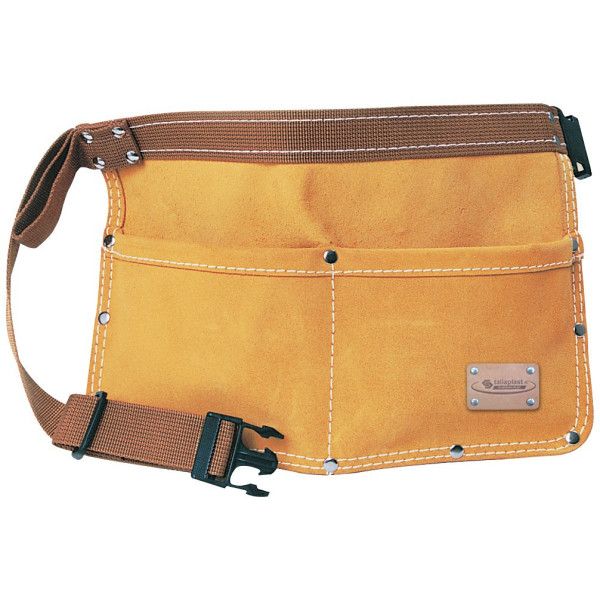 Porte-outils poche double cuir et daim