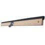 Raclette bois double mousse 100cm