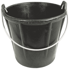 Seau caoutchouc arme 12 litres allege