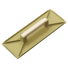 Taloche abs 35x13cm rectangle jaune