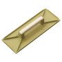 Taloche abs 35x13cm rectangle jaune