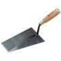 Truelle lisseuse bout carre soudee 14cm manche bois