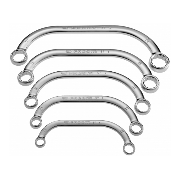 Jeu 5 cles polygonales mi-lune - FACOM 57.JE5