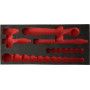 Plateau mousse l douille 3/8' niv 3 mm - FACOM PM.MODJ161-3