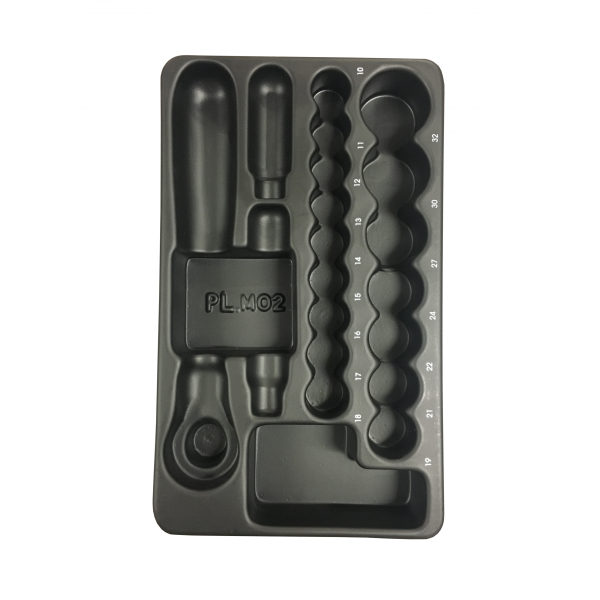 Plateau plastique m douille niveau2 mm - FACOM PL.M02