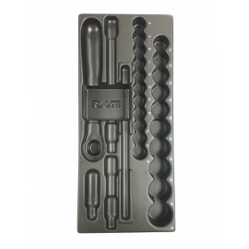 Plateau plastique l douille niveau4 mm - FACOM PL.L02