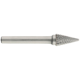 Fraise lime carbure conique -TivolyNorm -Denture normale -Brise copeaux -Forme D (Tube)  / Ø: 16 / d2: 6 / L: 70